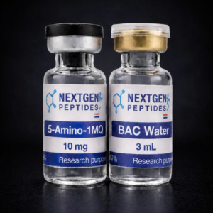 Home 5-Amino-1MQ research peptide in sterile vial