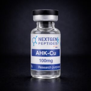 AHK-Cu research peptide in sterile vial