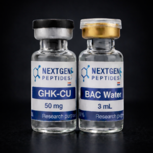 Home GHK-CU 50mg research peptide in sterile vial