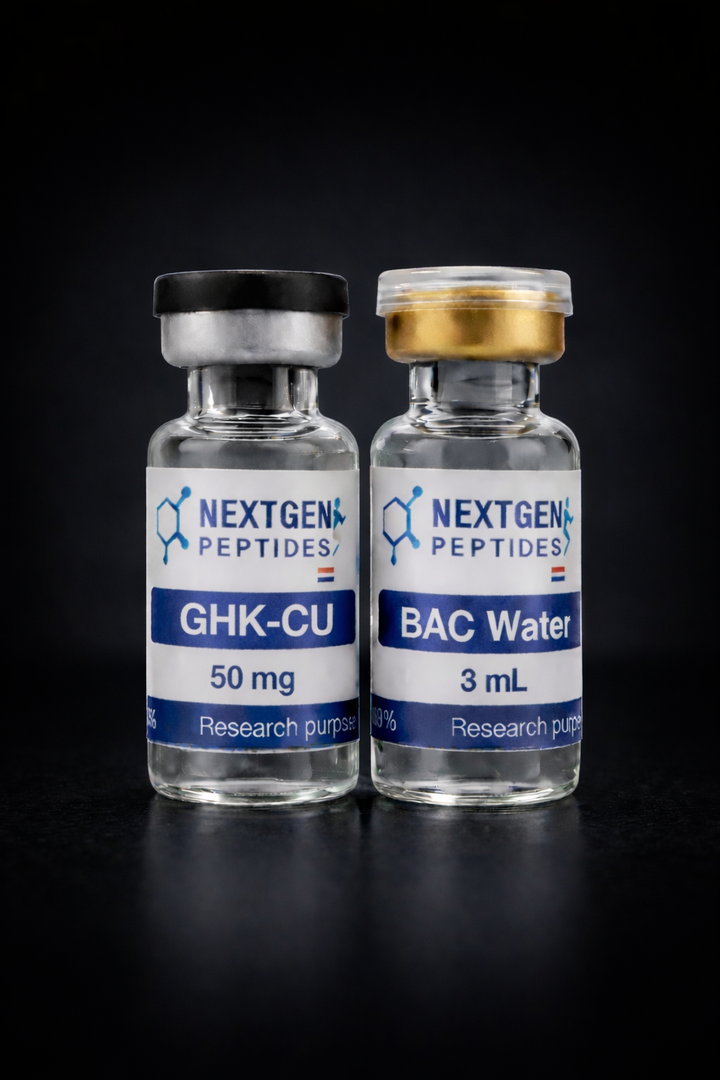 GHK-CU 50mg GHK-CU 50mg research peptide in sterile vial