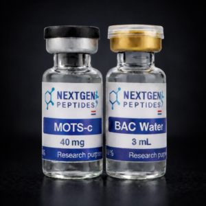 MOTS-C research peptide in sterile vial