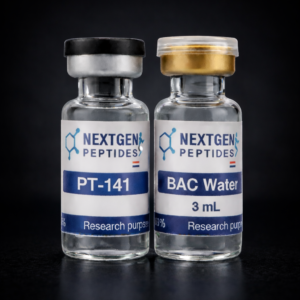 PT-141 research peptide in sterile vial